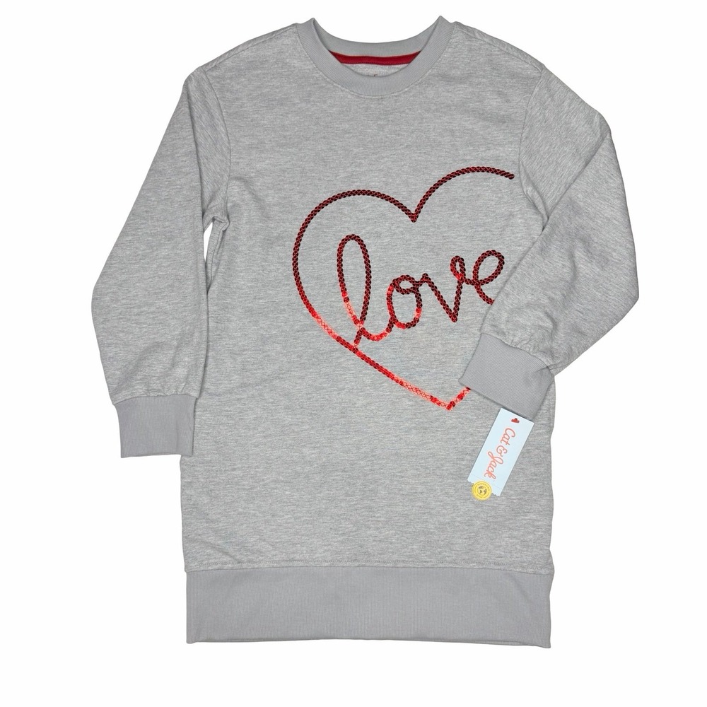 Cat & Jack Sequin Love Dress